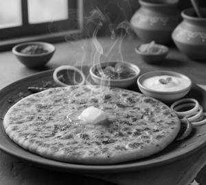 Paneer Onion Paratha Combo
