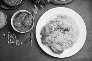 Half Chicken Biryani + Half Chicken Kassa