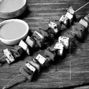 Skewered Paneer Shashlik