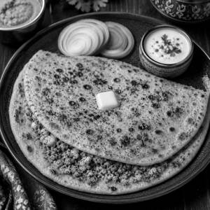 1 Gobhi Paratha  With Curd And Pickle