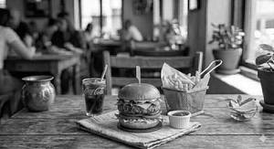 Aloo Tikki Burger with Fries and Coke [300 ml]