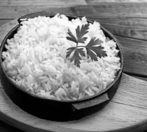 Plain rice