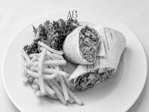 Crispy Chicken Guacamole Wrap