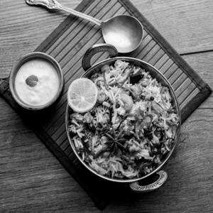 Mutton Keema Mini Biryani