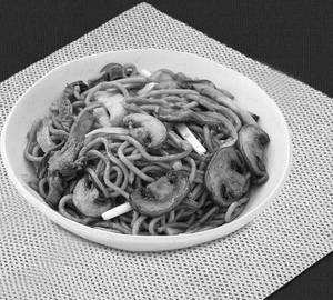 Mushroom noodles
