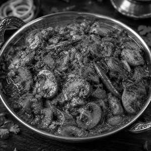Mushroom Kadhai Latpata