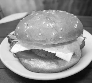 Veg cheese burger