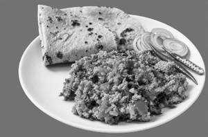 Paneer Bhurji 5 tava roti