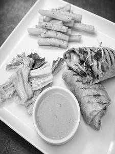 Cottage Cheese Peri-peri Wrap
