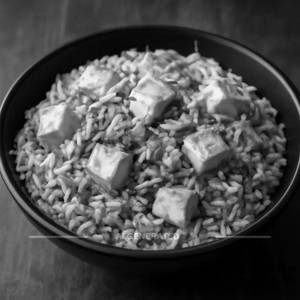Paneer Burnt Garlic Rice