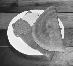 Ghee masala dosa