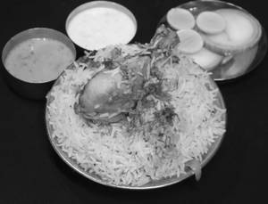 Hyderabad Chicken Dum Biryani