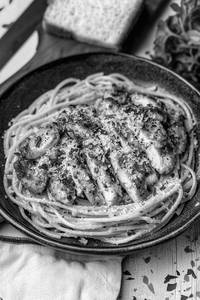 Chicken Butter Garlic Spaghetti
