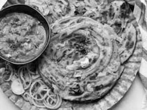 Mushroom Masala Lachha Paratha Combo