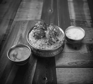 Andhra Style Chilli Chicken Biryani