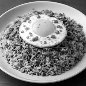 Egg Burnt Garlic Rice
