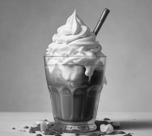 Cold Coffee With Vanilla IceCream