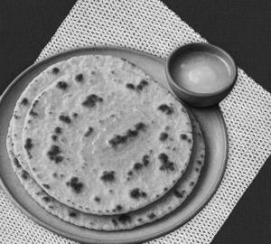 Kathiyawadi Ghee bhakri