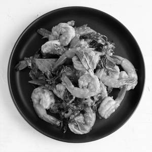 Hot Basil Prawns Dry