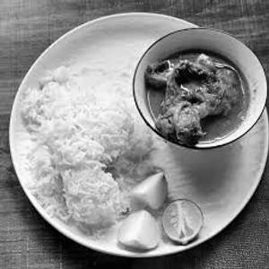 Rice+vaja+dal+Chiken kasha