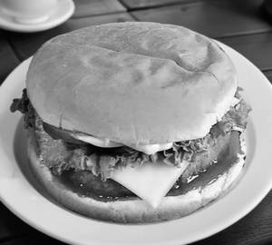 Veg cheese burger