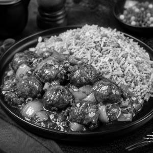 Veg Manchurian With Fried Rice/noodles