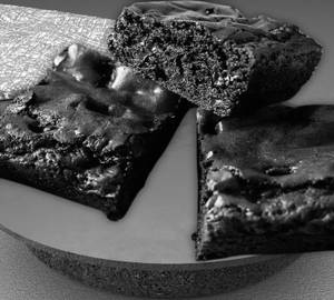 Triple chocolate brownie bites