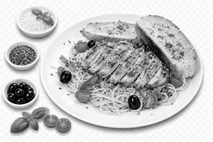 Non Veg Aglio E Olio Pasta