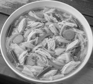 Chicken Soup Chow With Veggies