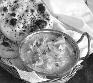 Naan with paneer