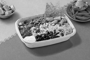 Creamy White Roasted Chicken Burrito Bowl