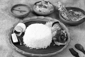 Pabda fish thali