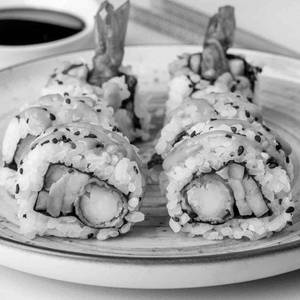 Tempura Fried Prawn Sushi.