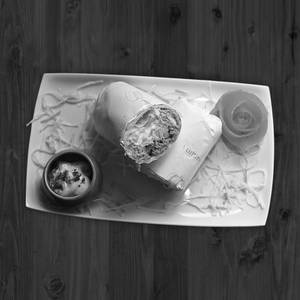 Chicken peri peri shawarma
