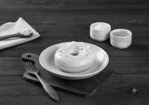 White Chocolate Glazed Donut