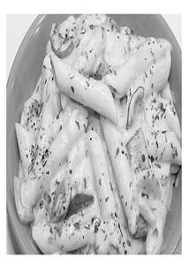 White cheesy pasta