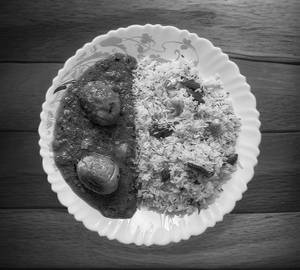 Bagara Rice With Boiled Egg Masala
