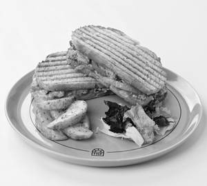 Smoky BBQ Cottage Cheese Sandwich in Sourdough
