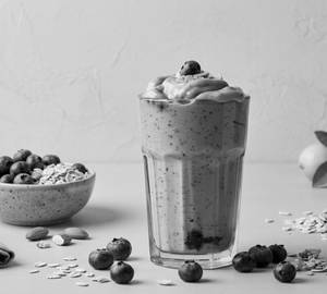 Blueberry milkshake