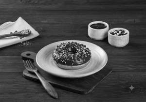 Chocolate Sprinkled Donut