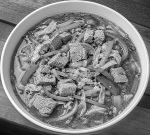 Pork Schezwan Soup Chow
