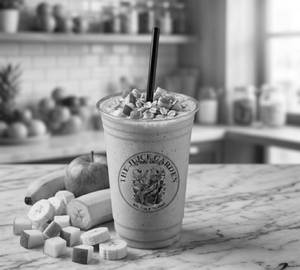 Apple & Banana Milkshake