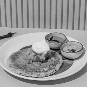 Open Butter Masala Dosa
