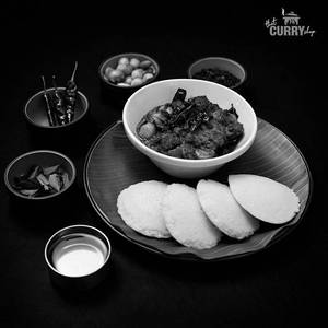 Attu Thala Kari With Dosa