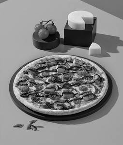 Napple Pesto Chicken Pizza.