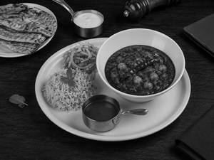 Punjabi Palak Chole Meal