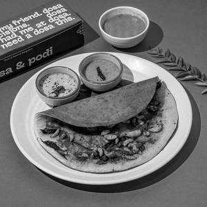 Garlic Ghee Roast Dosa