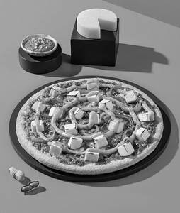 Hot Bali Veg Pizza.