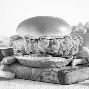 Spicy Big Crispy Chicken Burger