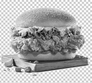 Crispy chicken burger